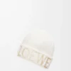 Bonnet LOEWE en laine blanc