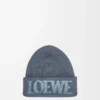 Bonnet LOEWE en laine bleu gris