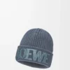 Bonnet LOEWE en laine bleu gris