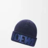 Bonnet LOEWE en laine bleu marine