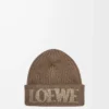 Bonnet LOEWE en laine Marron clair