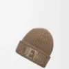 Bonnet LOEWE en laine Marron clair