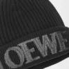 Bonnet LOEWE en laine noir