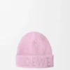 Bonnet LOEWE en laine rose clair