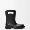 Botte Bobby en cuir de veau grainé tanné végétal Noir