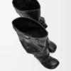 Bottes au-dessus du genou Toy en cuir d’agneau nappa Noir Bottes au-dessus du genou Toy en cuir d’agneau nappa Noir