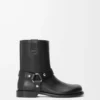 Bottes Campo Biker en cuir de veau Noir
