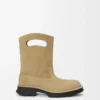 Bottines Bobby en cuir de veau croûte ciré Sahara