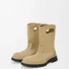 Bottines Bobby en cuir de veau croûte ciré Sahara
