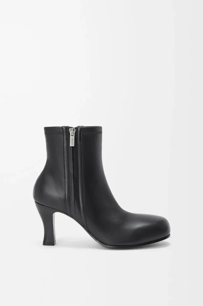 Bottines Bobine en cuir d’agneau nappa Noir Bottines Bobine en cuir d’agneau nappa Noir