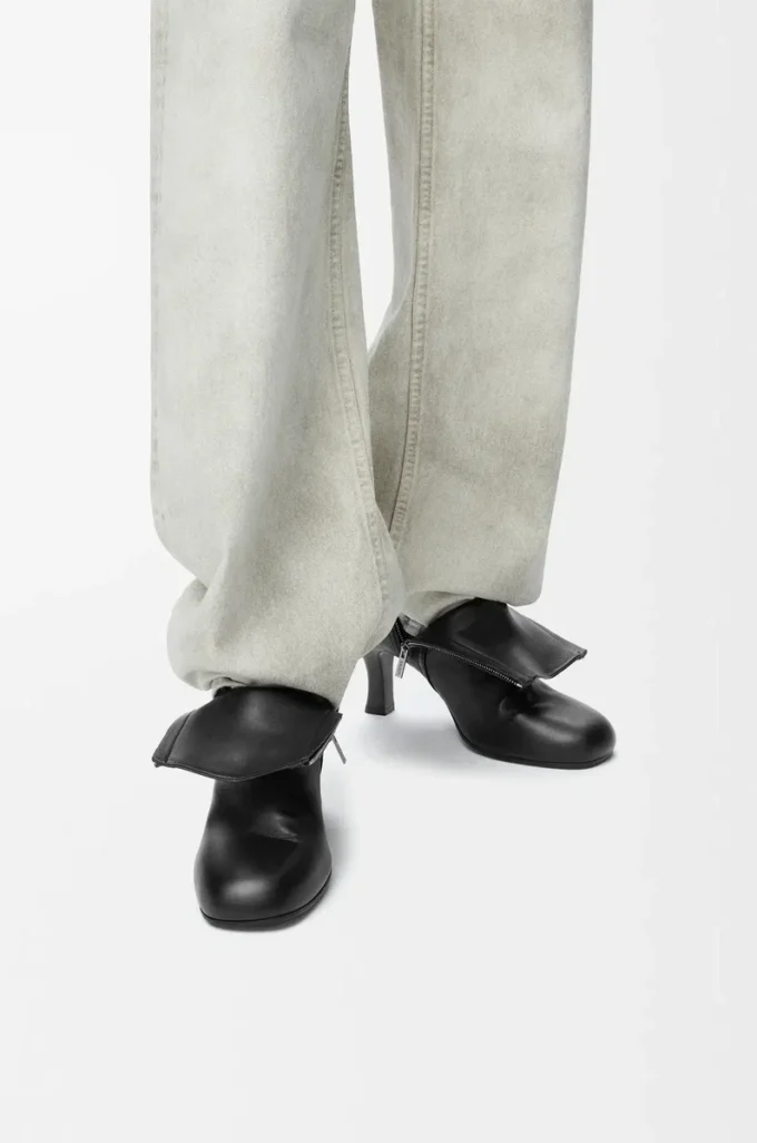 Bottines Bobine en cuir d’agneau nappa Noir Bottines Bobine en cuir d’agneau nappa Noir