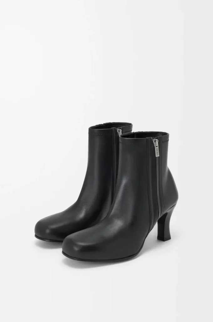 Bottines Bobine en cuir d’agneau nappa Noir Bottines Bobine en cuir d’agneau nappa Noir