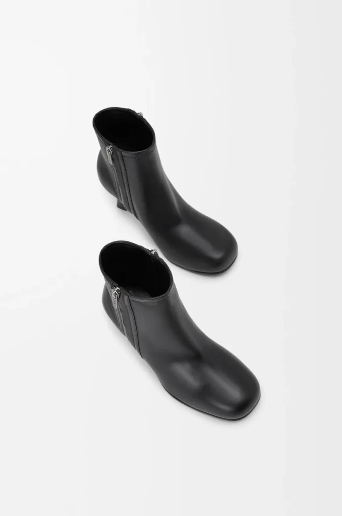Bottines Bobine en cuir d’agneau nappa Noir Bottines Bobine en cuir d’agneau nappa Noir