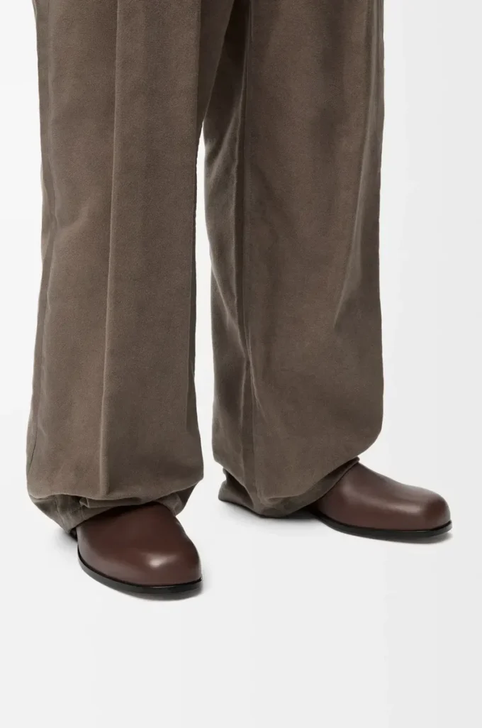 Bottines Bobine en cuir de veau lisse Cacao