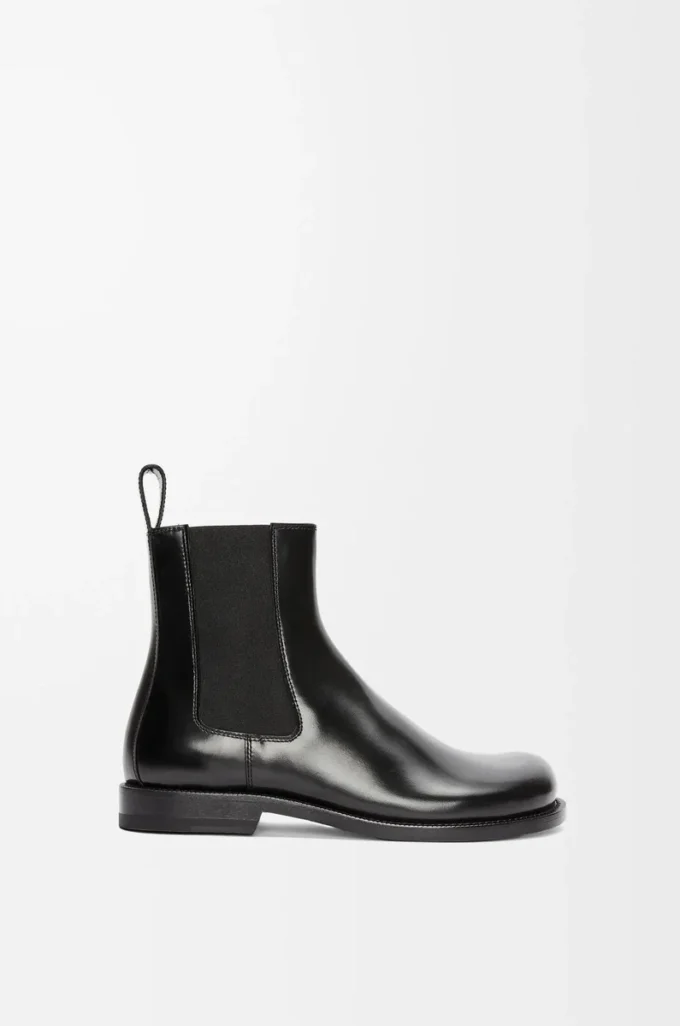 Bottines Chelsea Campo en cuir de veau brossé noir