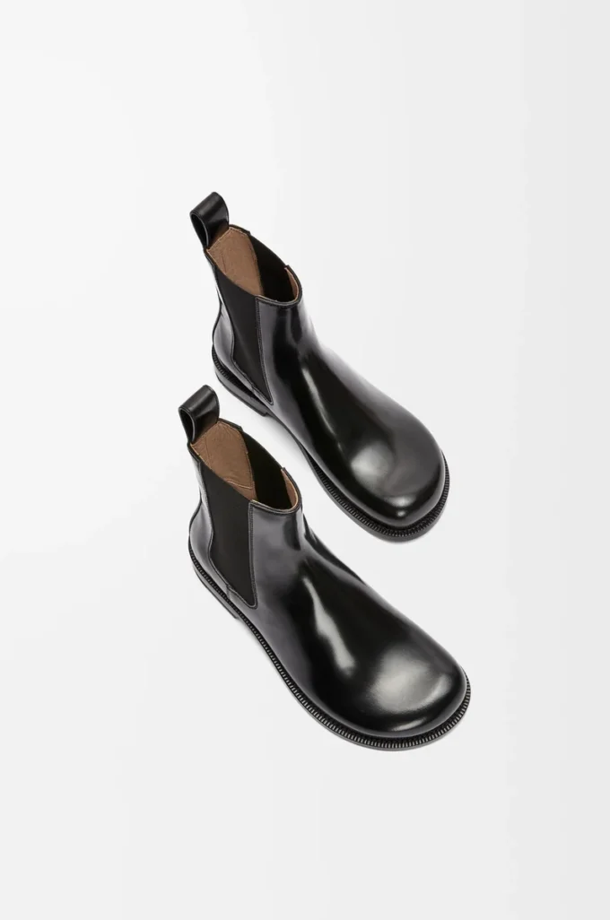 Bottines Chelsea Campo en cuir de veau brossé noir