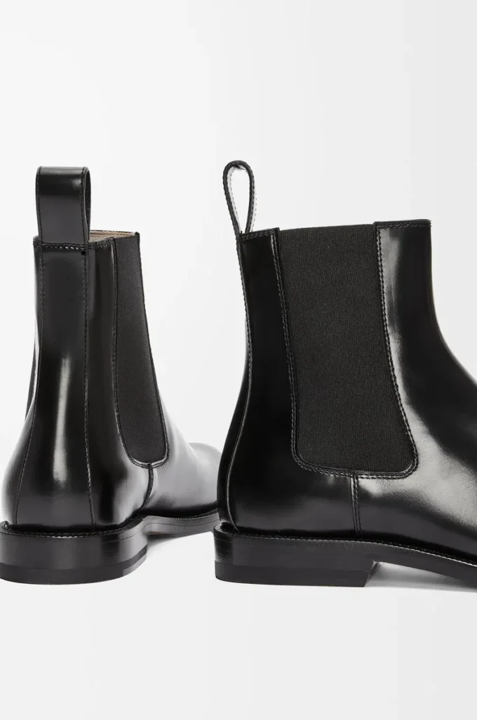 Bottines Chelsea Campo en cuir de veau brossé noir