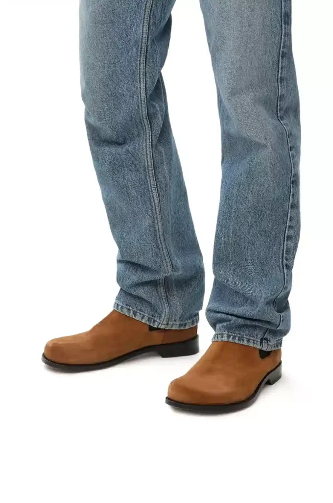 Bottines Chelsea Campo en cuir de veau suédé Tabacco