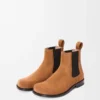 Bottines Chelsea Campo en cuir de veau suédé Tabacco