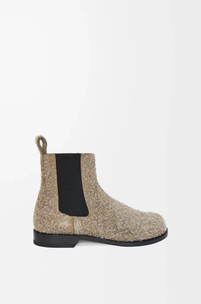 Bottines Chelsea Campo en daim brossé Vert kaki