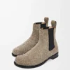 Bottines Chelsea Campo en daim brossé Vert kaki