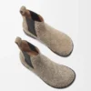 Bottines Chelsea Campo en daim brossé Vert kaki