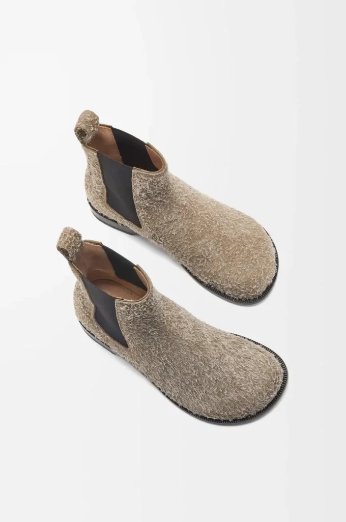 Bottines Chelsea Campo en daim brossé Vert kaki