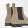 Bottines Chelsea Campo en daim brossé Vert kaki
