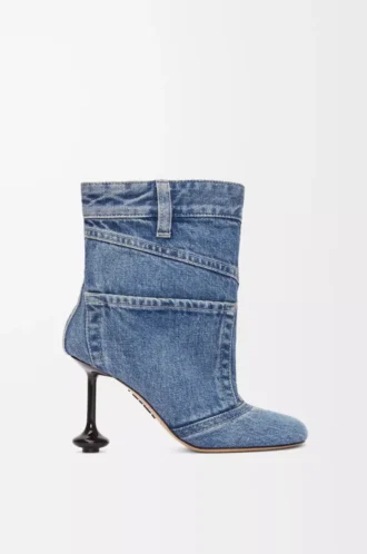 Bottines Toy Panta en denim délavé Denim délavé
