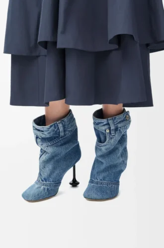 Bottines Toy Panta en denim délavé Denim délavé