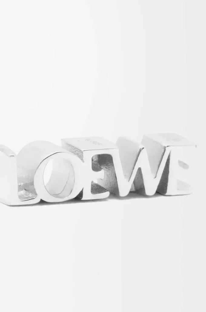 Boucle d&rsquo;oreille LOEWE Graphic en argent sterling Argent