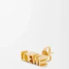 Boucle d&rsquo;oreille simple LOEWE Graphic en argent sterling Or
