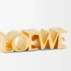 Boucle d&rsquo;oreille simple LOEWE Graphic en argent sterling Or
