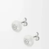 Boucles d&rsquo;oreilles Anagram Pebble en argent sterling Argent