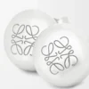 Boucles d&rsquo;oreilles Anagram Pebble en argent sterling Argent