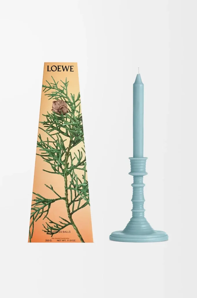Bougeoir en cire Cypress Balls Baby Blue Bougeoir en cire Cypress Balls Baby Blue