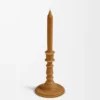 Bougeoir en cire d&rsquo;abeille bronze Ambre