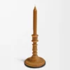 Bougeoir en cire d&rsquo;abeille bronze Ambre