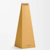 Bougeoir en cire d&rsquo;abeille bronze Ambre