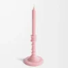 Bougeoir en cire Ivy Rose pâle Bougeoir en cire Ivy Rose pâle