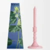 Bougeoir en cire Ivy Rose pâle Bougeoir en cire Ivy Rose pâle