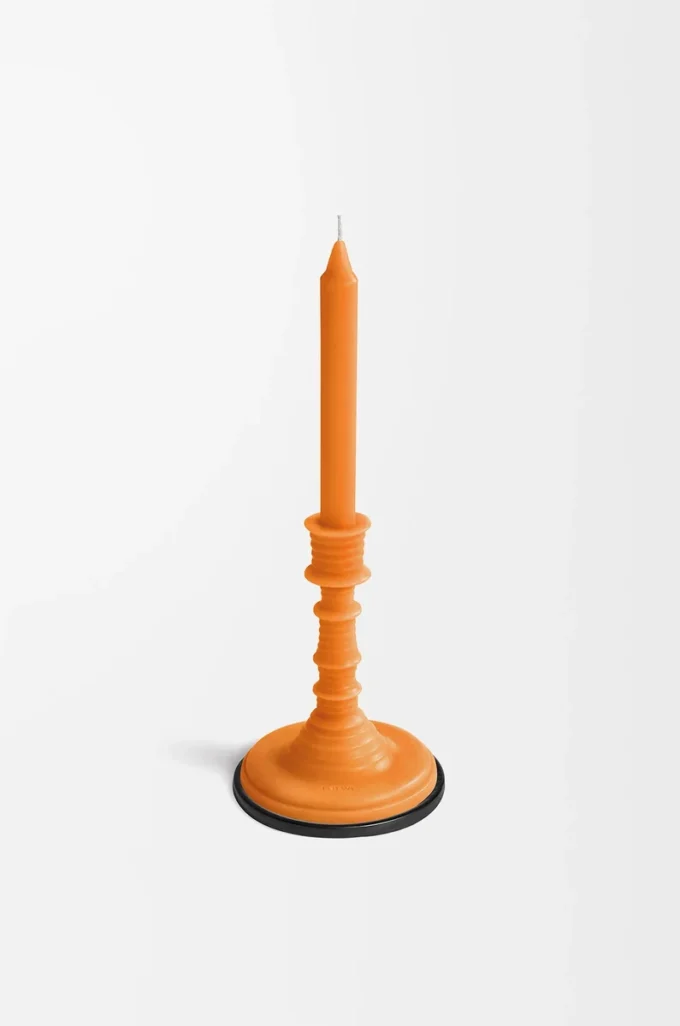 Bougeoir en cire parfumé à la fleur d&rsquo;oranger Mandarine vive