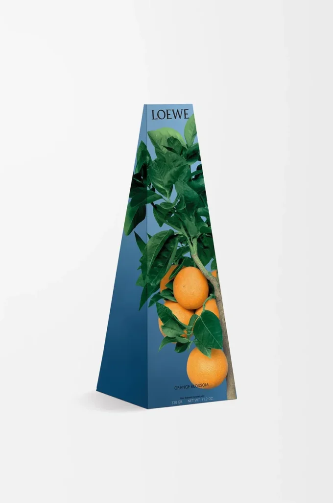 Bougeoir en cire parfumé à la fleur d&rsquo;oranger Mandarine vive
