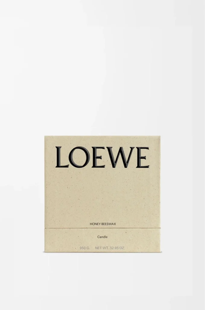 Bougie moyenne en cire d&rsquo;abeille jaune