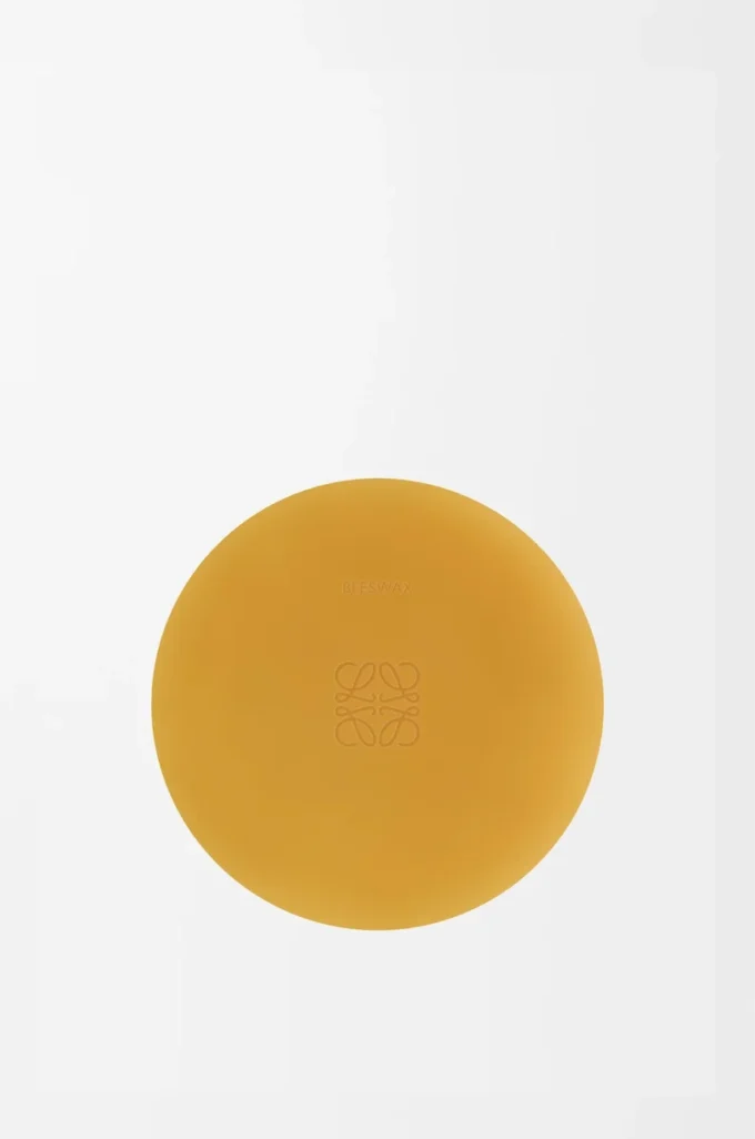 Bougie moyenne en cire d&rsquo;abeille jaune