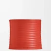 Bougie moyenne Feuilles de tomate Rouge