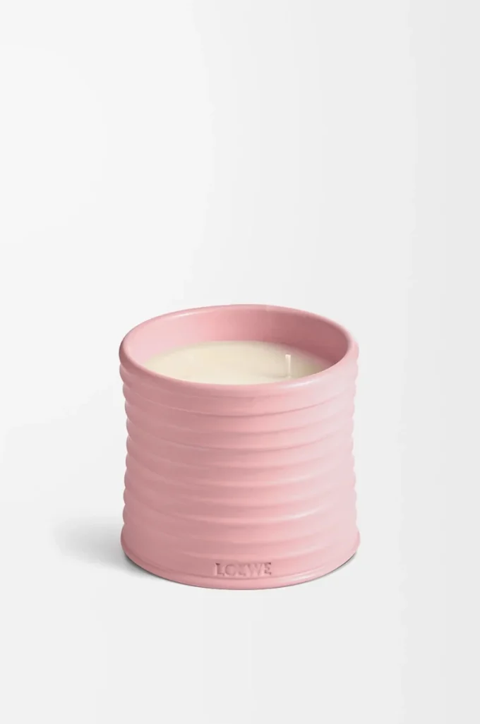 Bougie moyenne Ivy rose pâle