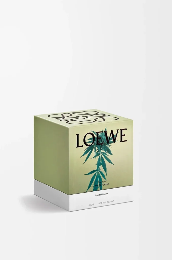Bougie parfumée moyenne Scent of Marihuana Vert foncé Bougie parfumée moyenne Scent of Marihuana Vert foncé