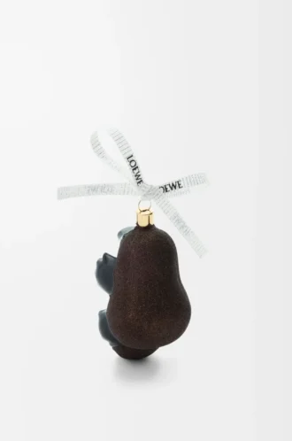 Boule en verre soufflé chocolat/noir