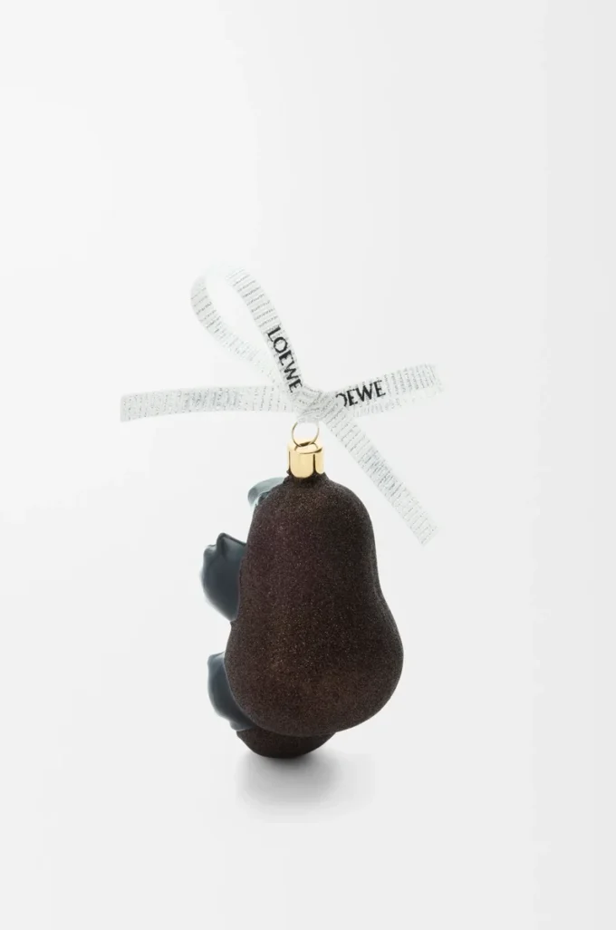 Boule en verre soufflé chocolat/noir